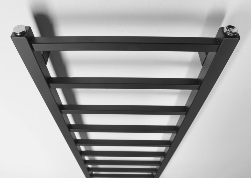 Sapho METRO LIGHT 400x1140mm fürdőszobai radiátor, matt fekete IR445