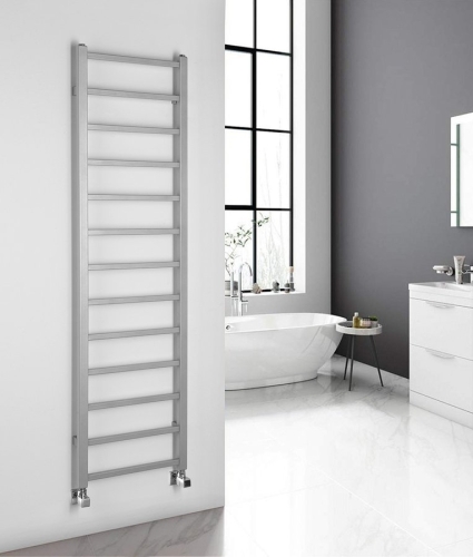 Sapho METRO LIGHT 400x1500mm fürdőszobai radiátor, ezüst IR451