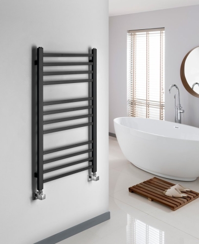 Sapho METRO 450x890mm fürdőszobai radiátor, matt fekete IR400B