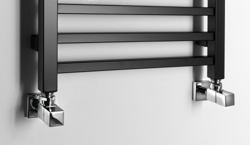 Sapho METRO 450x890mm fürdőszobai radiátor, matt fekete IR400B