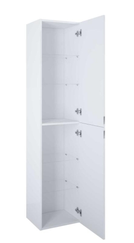 AREZZO design állószekrény 180x40x35,2 cm-es, 2 ajtós, matt fekete AR-167733