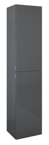 AREZZO design állószekrény 180x40x35,2 cm-es, 2 ajtós, magasfényű antracit AR-168314