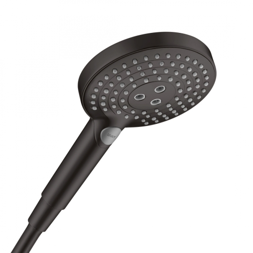 Hansgrohe Raindance Select S 120 3jet PowderRain kézizuhany, matt fekete 26014670