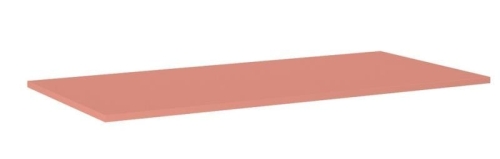 AREZZO design műmárvány mosdópult 100x46x1,5 cm tera pink AR-168820