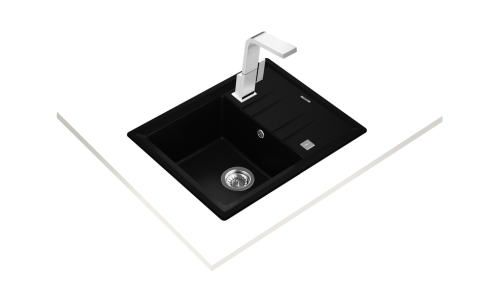 Teka Stone 45 S TG 1B 1D gránit mosogató, carbon 115330050