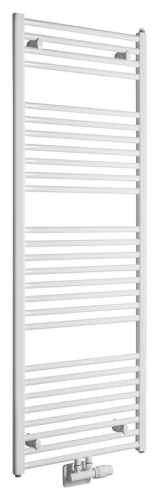 Sapho AQUALINE DIRECT 450x1320mm fürdőszobai radiátor középső bekötéssel, fehér ELM34T