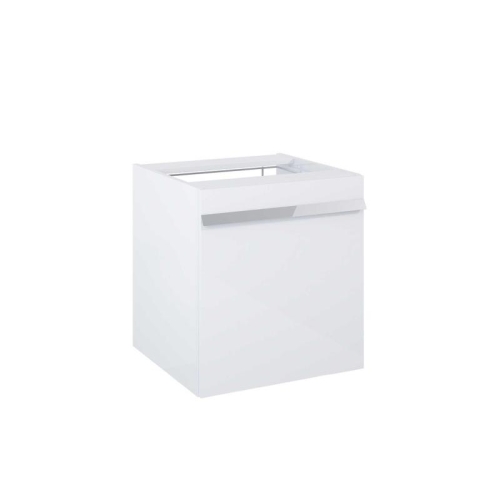 AREZZO design NEVADA 50 cm-es oldalszekrény szennyeskosárral, magasfényű fehér AR-167726