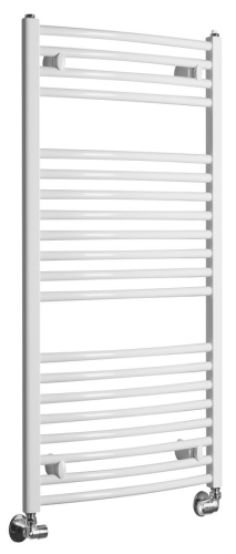 Sapho AQUALINE ORBIT 450x960mm íves fürdőszobai radiátor, fehér ILO94T