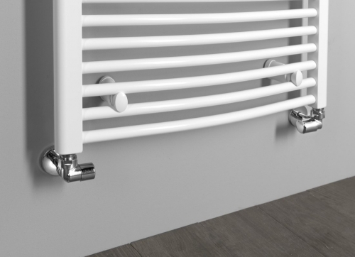 Sapho AQUALINE ORBIT 600x960mm íves fürdőszobai radiátor, fehér ILO96T