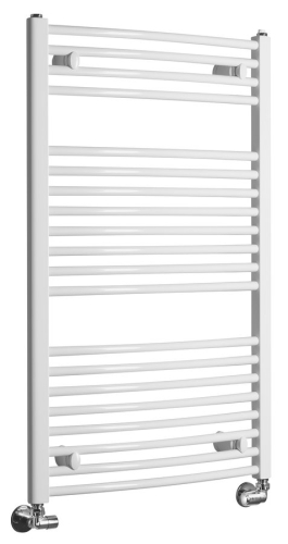 Sapho AQUALINE ORBIT 600x960mm íves fürdőszobai radiátor, fehér ILO96T