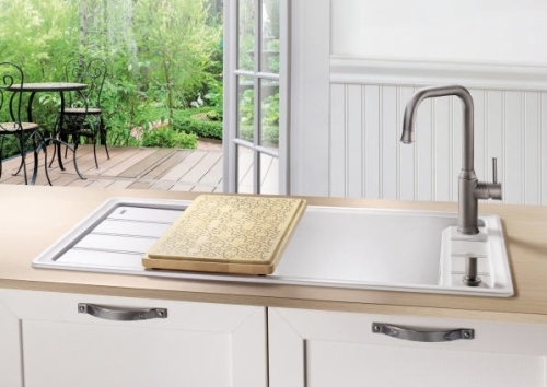 BLANCO Faron XL 6S Silgranit mosogató szűrőkosárral fekete 525896