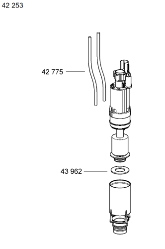 Grohe leeresztőszelep GD2 tartályhoz 42253000