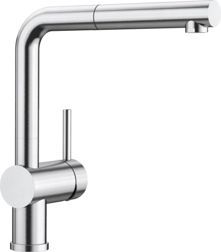 BLANCO LINUS-S Vario kihúzható zuhanyfejes csaptelep PVD Steel 526242 (K)
