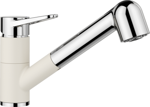 BLANCO WEGA-S II mosogató csaptelep silgranit törtfehér/króm 526982