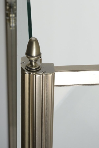 Sapho GELCO ANTIQUE 100 oldalfal transzparent üveggel, bronz GQ5610C