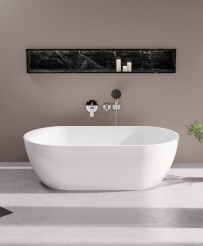 Sapho POLYSAN REDUTA 171x81 cm szabadon álló kád, fehér 71842