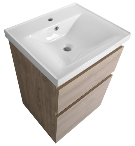 Sapho AQUALINE ALTAIR mosdótartó szekrény, 52x72,5x45cm, emporio tölgy AI355