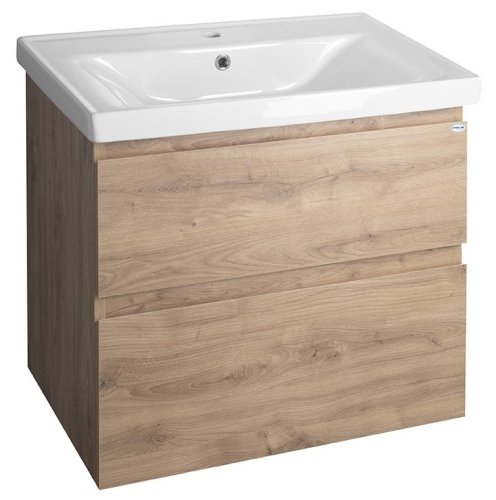 Sapho AQUALINE ALTAIR mosdótartó szekrény, 67,5x60x45cm, emporio tölgy AI370