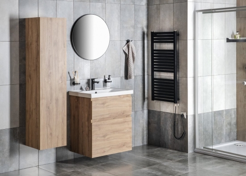 Sapho AQUALINE ALTAIR mosdótartó szekrény, 77,5x60x45cm, emporio tölgy AI380