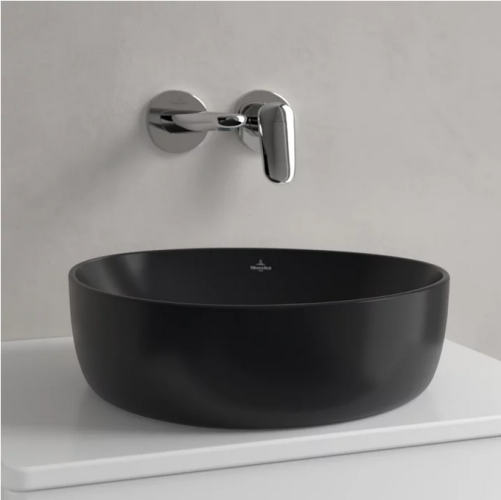 Villeroy & Boch Antao 40x39,5 cm ráültethető modó CeramicPlus felülettel Pure Black 4A7240R7