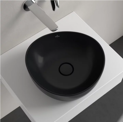 Villeroy & Boch Antao 40x39,5 cm ráültethető modó CeramicPlus felülettel Pure Black 4A7240R7