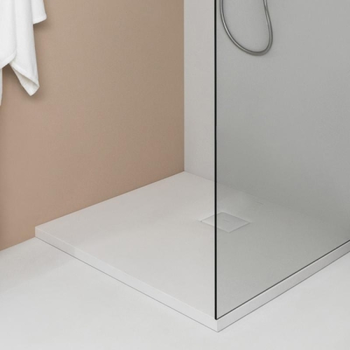 Laufen SOLUTIONS 80x80 cm Marbond zuhanytálca, fehér H2134400000001