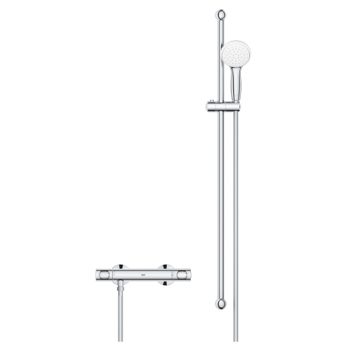 GROHE Grohtherm 500 termosztátos zuhany csaptelep zuhanyszettel 34797000