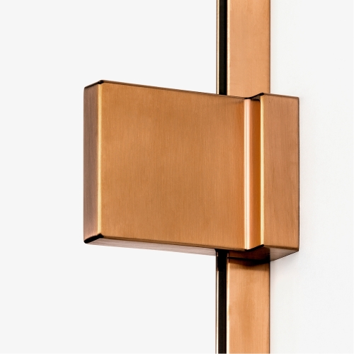 New Trendy Avexa Copper Brushed zuhanyajtó 90 cm, balos EXK-3533
