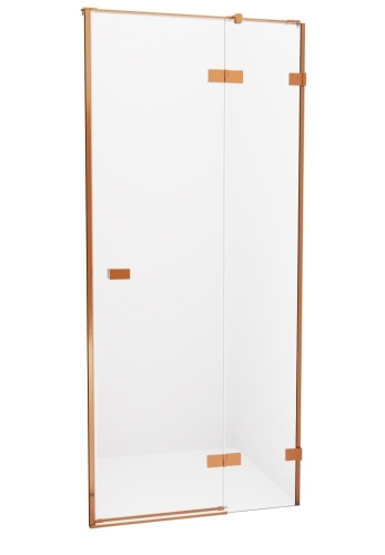 New Trendy Avexa Copper Brushed zuhanyajtó 110 cm, jobbos EXK-35318