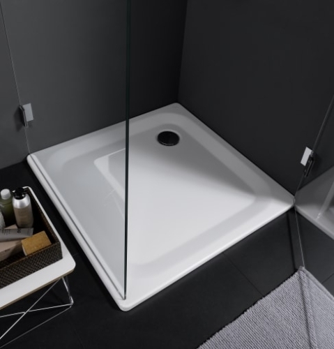 Laufen PLATINA 90x90 cm acéllemez zuhanytálca csúszásgátló felület, fehér H2150026000401