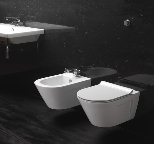 Sapho GSI NORM Swirlflush ExtraGlaze fali WC, fehér 861511
