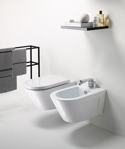 Sapho GSI NORM Swirlflush ExtraGlaze fali WC, fehér 861511