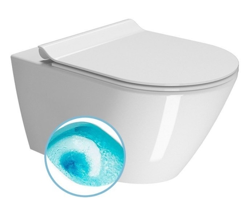 Sapho GSI KUBE X Swirlflush ExtraGlaze fali WC, fehér 941511