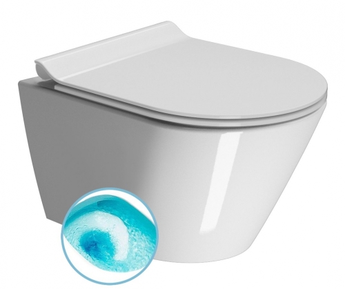 Sapho GSI KUBE X Swirlflush ExtraGlase fali WC, fehér 941611
