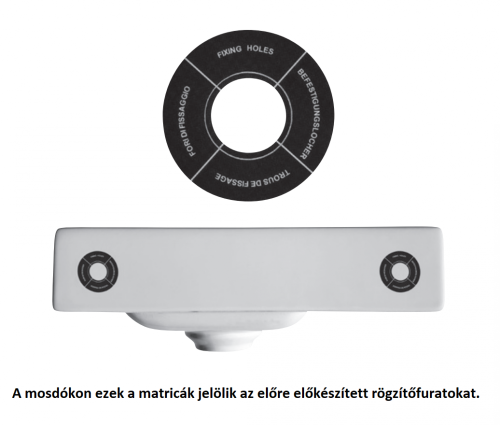 Sapho GSI KUBE X 40x23cm ExtraGlaze kerámiamosdó, fehér 9484011