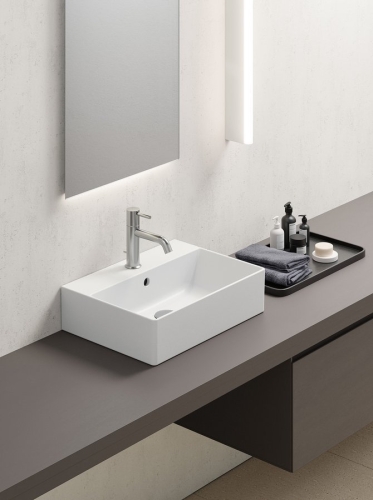 Sapho GSI KUBE X 50x37cm ExtraGlaze kerámiamosdó, fehér 9447111