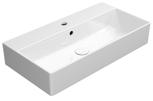 Sapho GSI KUBE X 70x37cm ExtraGlaze kerámiamosdó, fehér 9455111