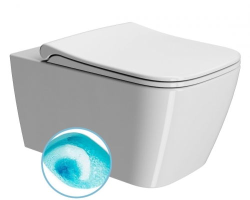 Sapho GSI NUBES Swirlflush ExtraGlaze fali WC, fehér 961511