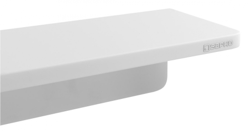 Sapho ABELINE rockstone 500x12x100mm polc, matt fehér AE500-0101