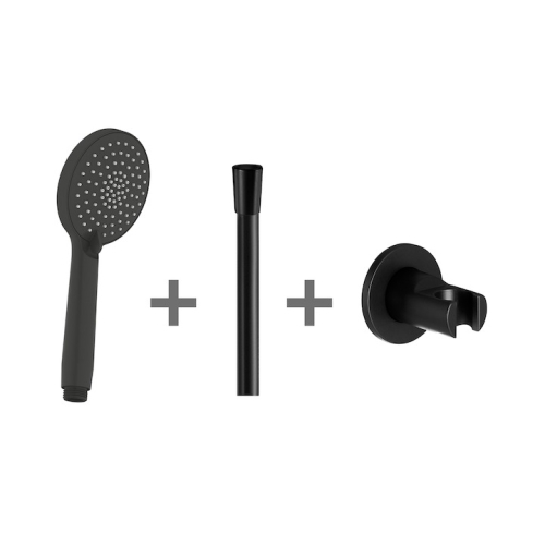 Jika Mio Style zuhanyszett, matt fekete H3652F07163611