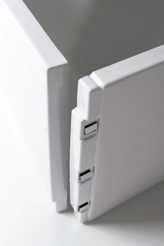 Sapho POLYSAN COUVERT 180 R jobbos előlap, fehér 72858