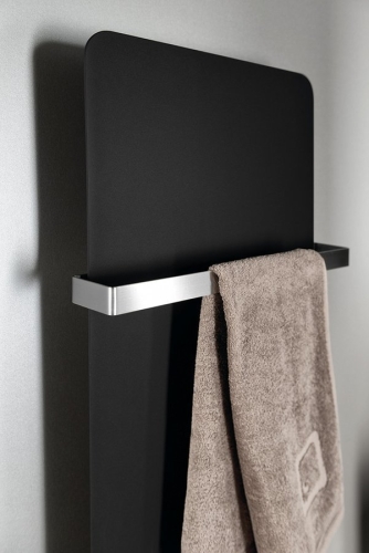 Sapho TABELLA 370x1190mm fürdőszobai radiátor, matt fekete MI1139