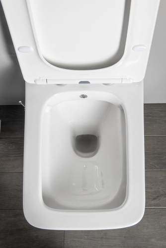 Sapho PORTO RIMLESS fali WC, bidézuhannyal, csapteleppel, fehér PZ102RX