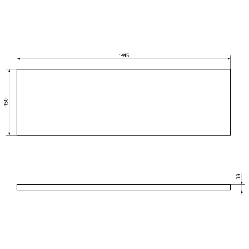 Sapho AQUALINE VEGA 145x45cm mosdótartó pult, platina tölgy VG750