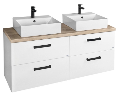 Sapho AQUALINE VEGA 103,5cm bútorszett, fehér/platina tölgy VG052-04