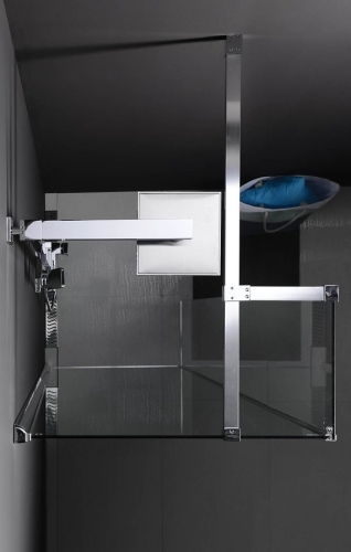 Sapho POLYSAN MODULAR 1200 merőleges merevítő, króm MSBR1