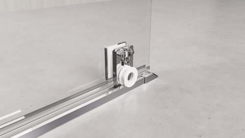Sapho POLYSAN MODULAR SHOWER 120 cm tolóajtó fix résszel, króm MS5-120