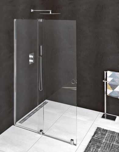 Sapho POLYSAN MODULAR SHOWER 160 cm tolóajtó fix résszel, króm MS5-160