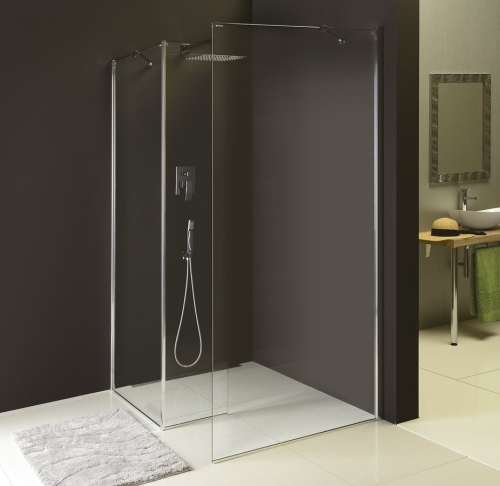 Sapho POLYSAN MODULAR 1100 L típusú 2/1 fix zuhanyfal, króm MS2A-110