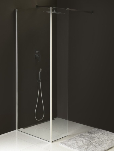 Sapho POLYSAN MODULAR 1200 L típusú 2/2 fix balos oldalfal, króm MS2B-120L